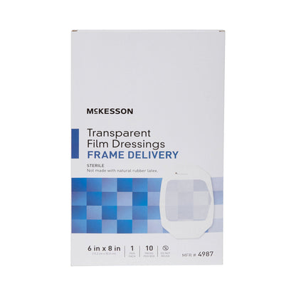McKesson Octagonal Dressing with Frame-Style Delivery, Transparent