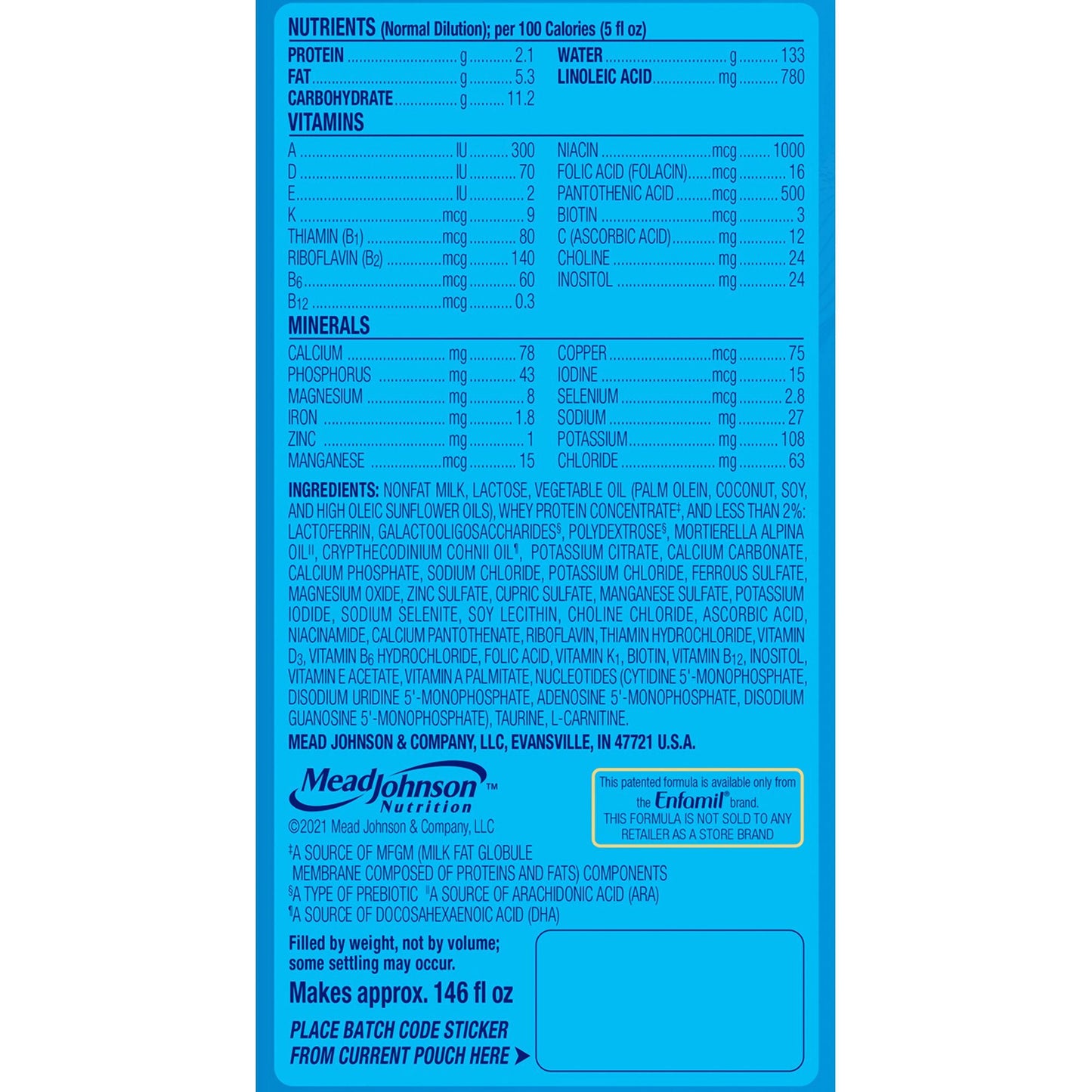 Enfamil™ Enspire™ Infant Formula, canister