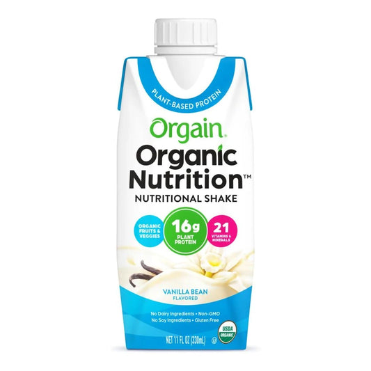 Orgain® Organic Nutrition™ Vegan Vanilla Nutritional Shake, carton