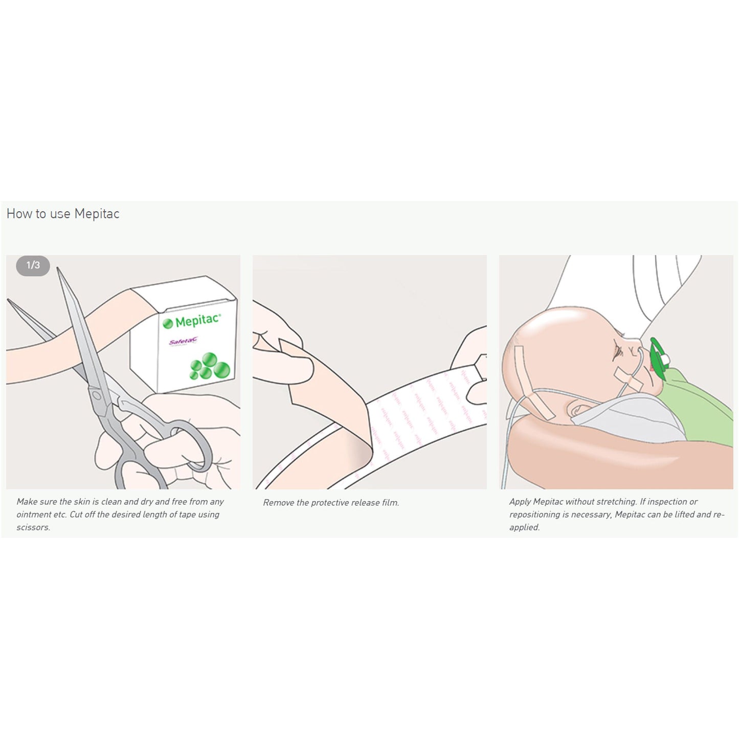Mepitac® Silicone Medical Tape