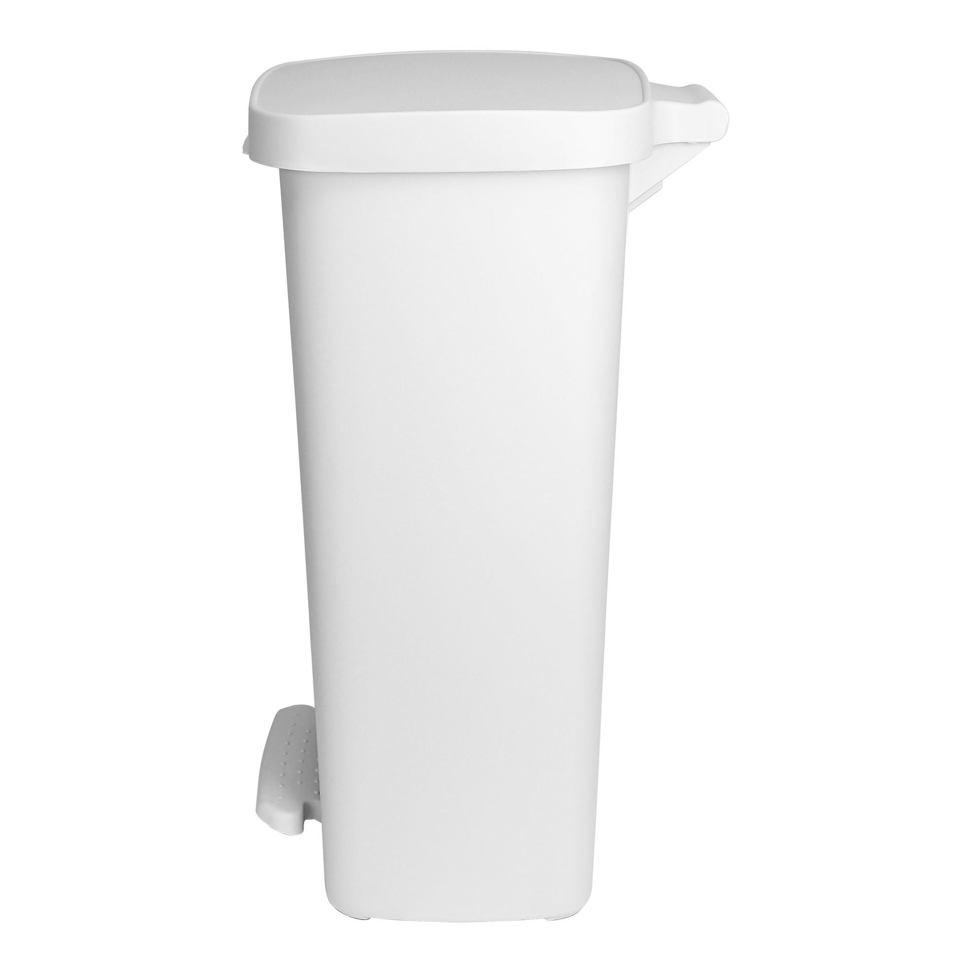 McKesson Waste Can with Step-On Pedal, White, x 26.57 Inch