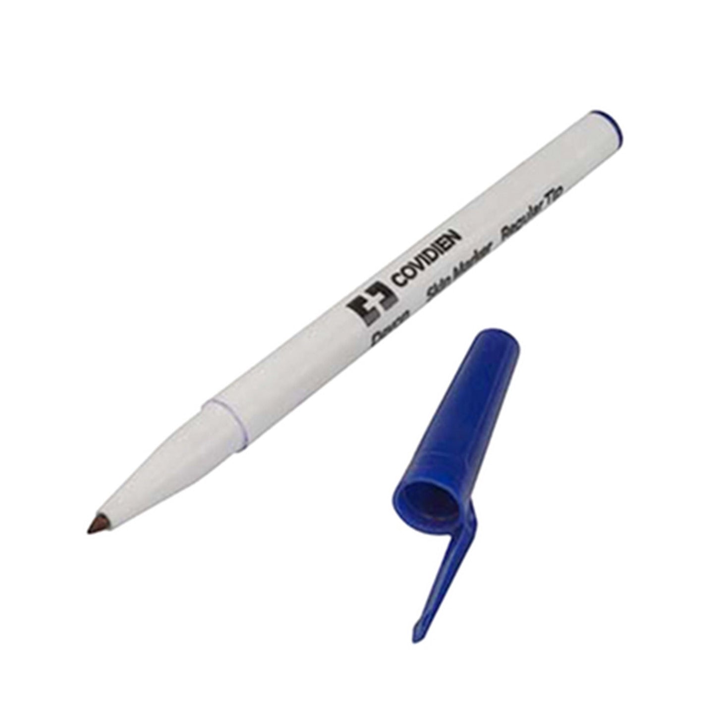 Cardinal Health™ Devon™ Surgical Skin Marker with Ruler and Labels, Regular Tip – Box of 25 - view 2
