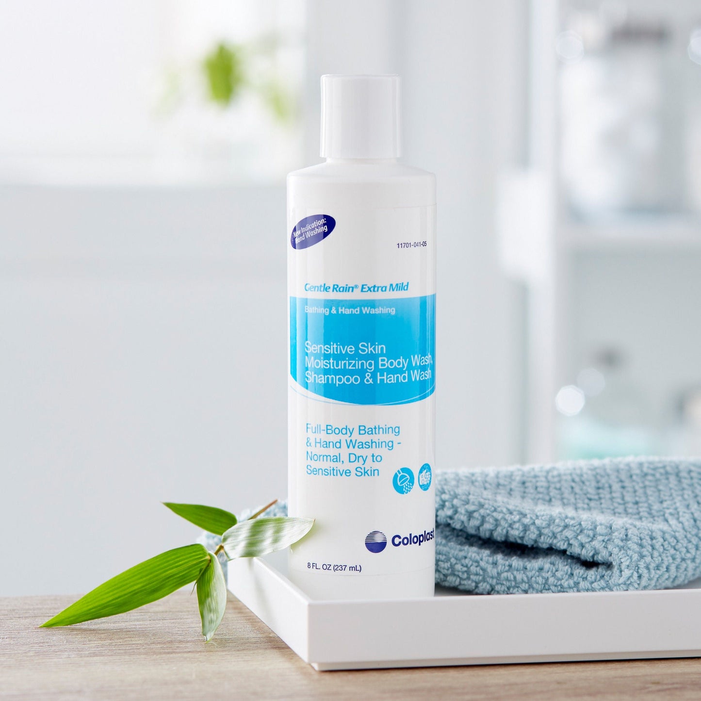 Gentle Rain® Extra Mild Scented Shampoo and Body Wash, flip-top bottle