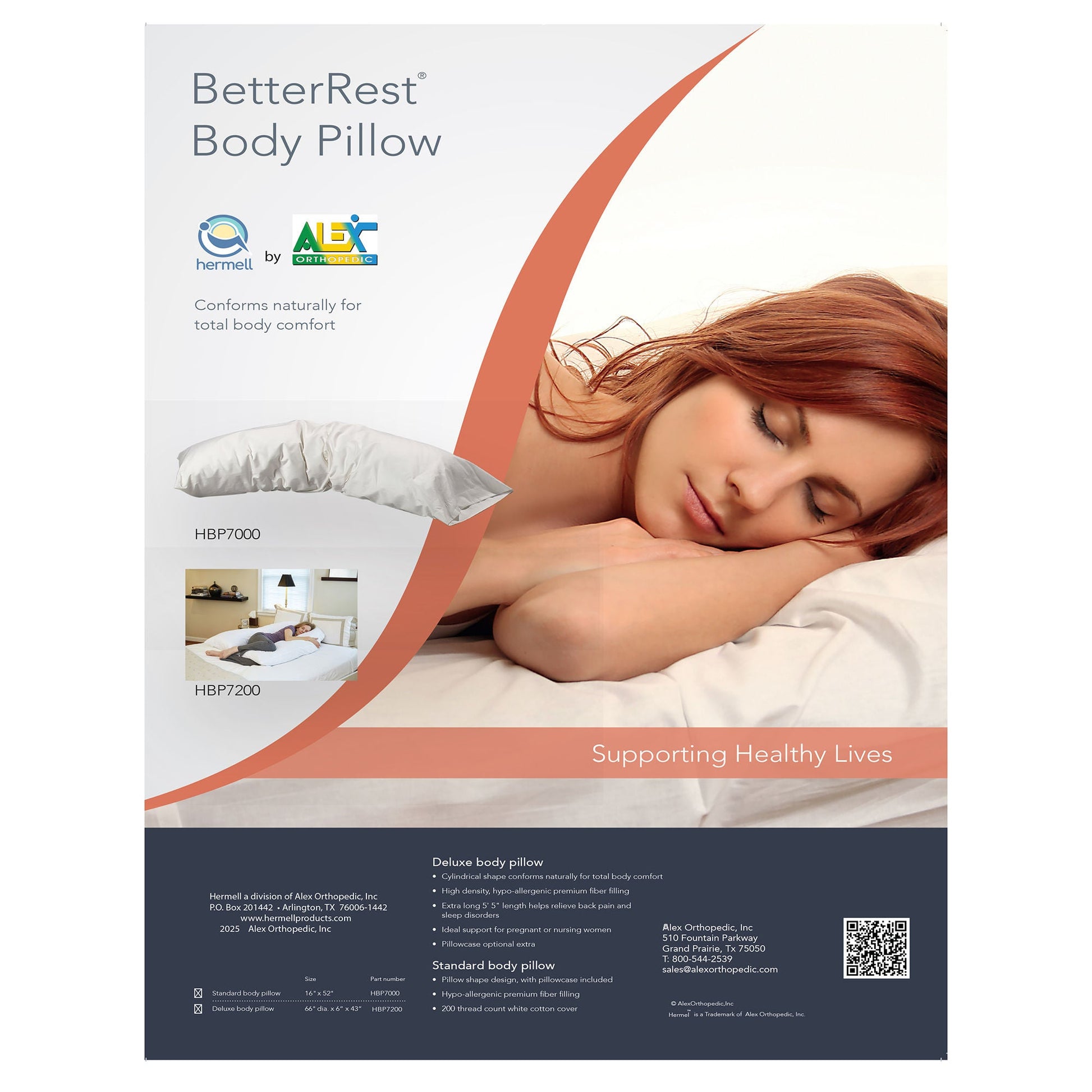 Hermell Body Pillow