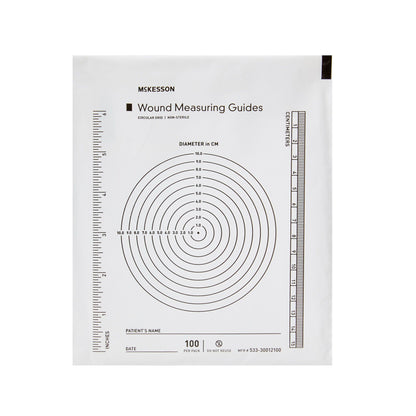 McKesson Plastic Wound Measuring Guide