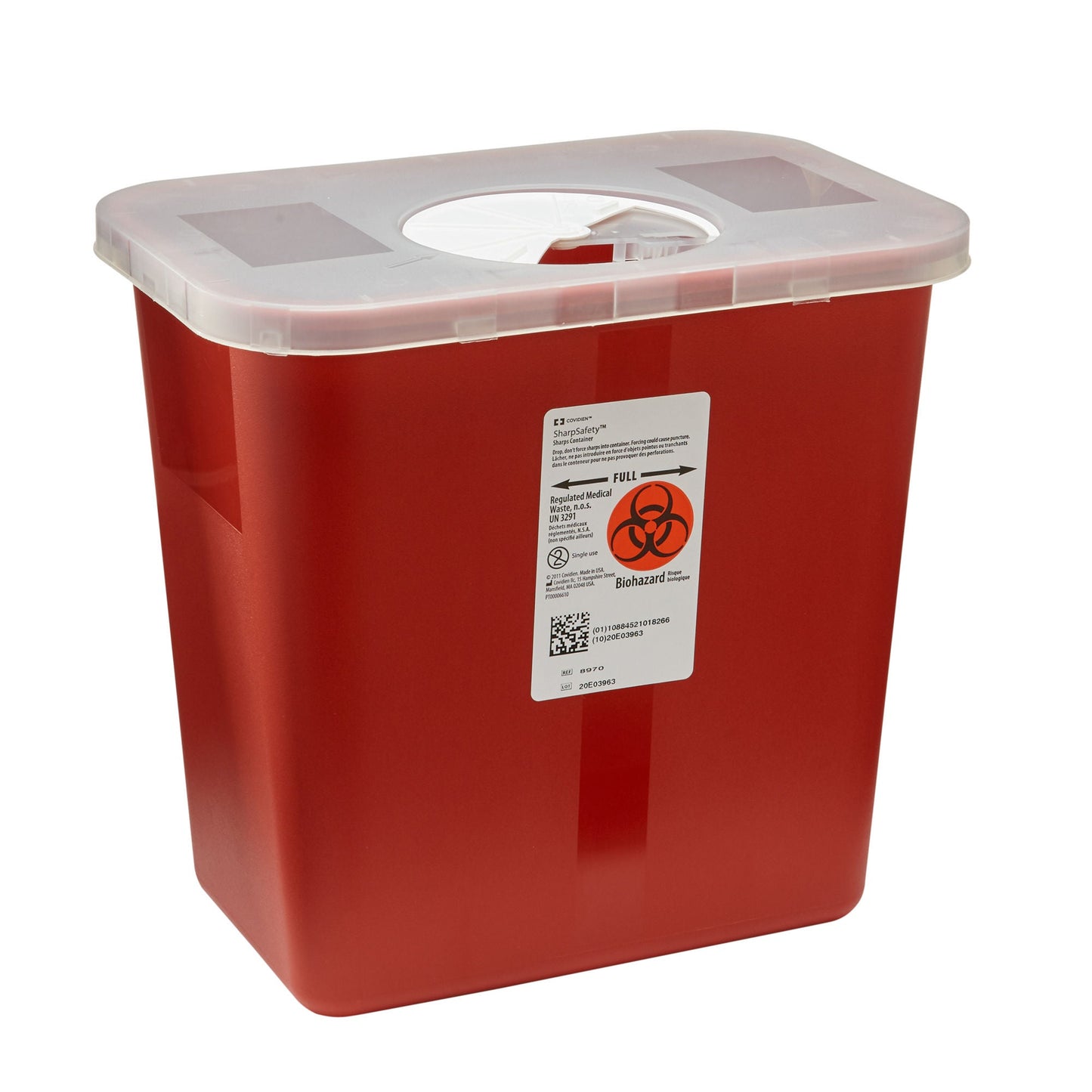 SharpSafety™ Multi-purpose Sharps Container, 2 Gallon