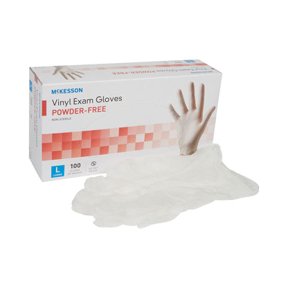 McKesson Vinyl Exam Gloves, Clear