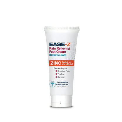 EASE-Z® Diabetics' Foot Cream for Neuropathy and Nerve Pain, Tube