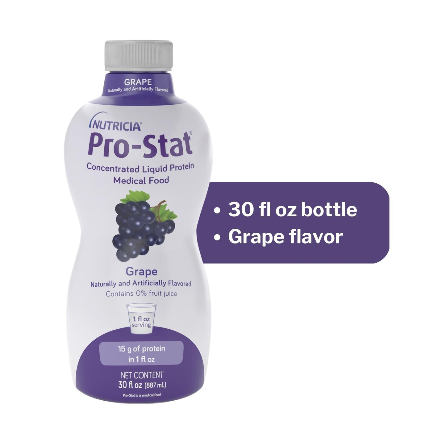 Pro-Stat® Grape Complete Liquid Protein Medical Food, Bottle