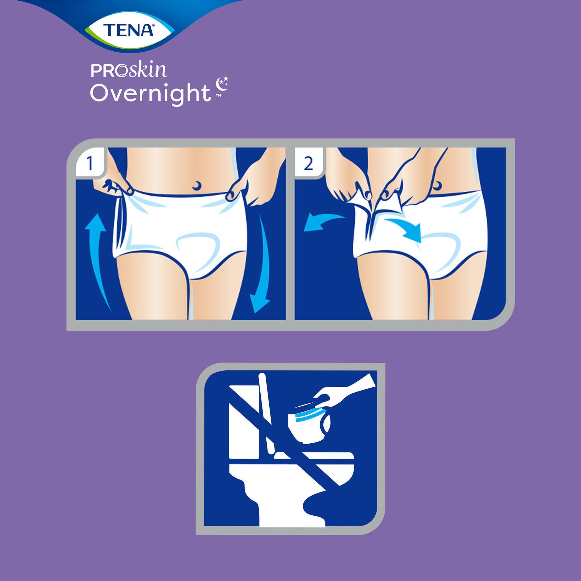 Tena® ProSkin Overnight™ Super Fully Breathable Underwear