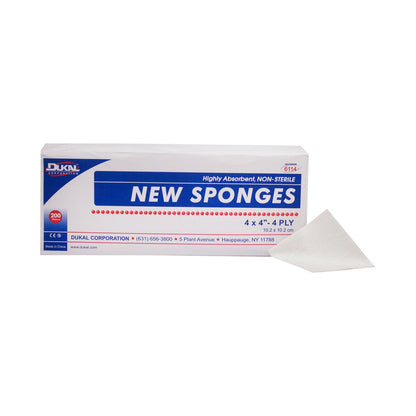 Dukal™ Nonwoven Sponge, 4-Ply