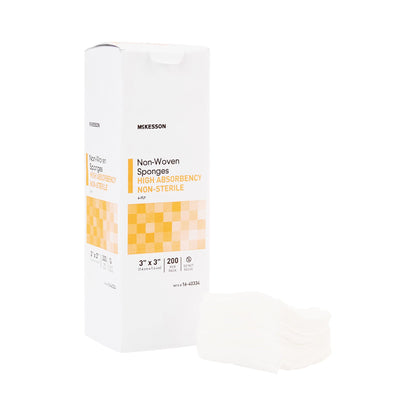 McKesson Nonwoven Sponge, Four Ply