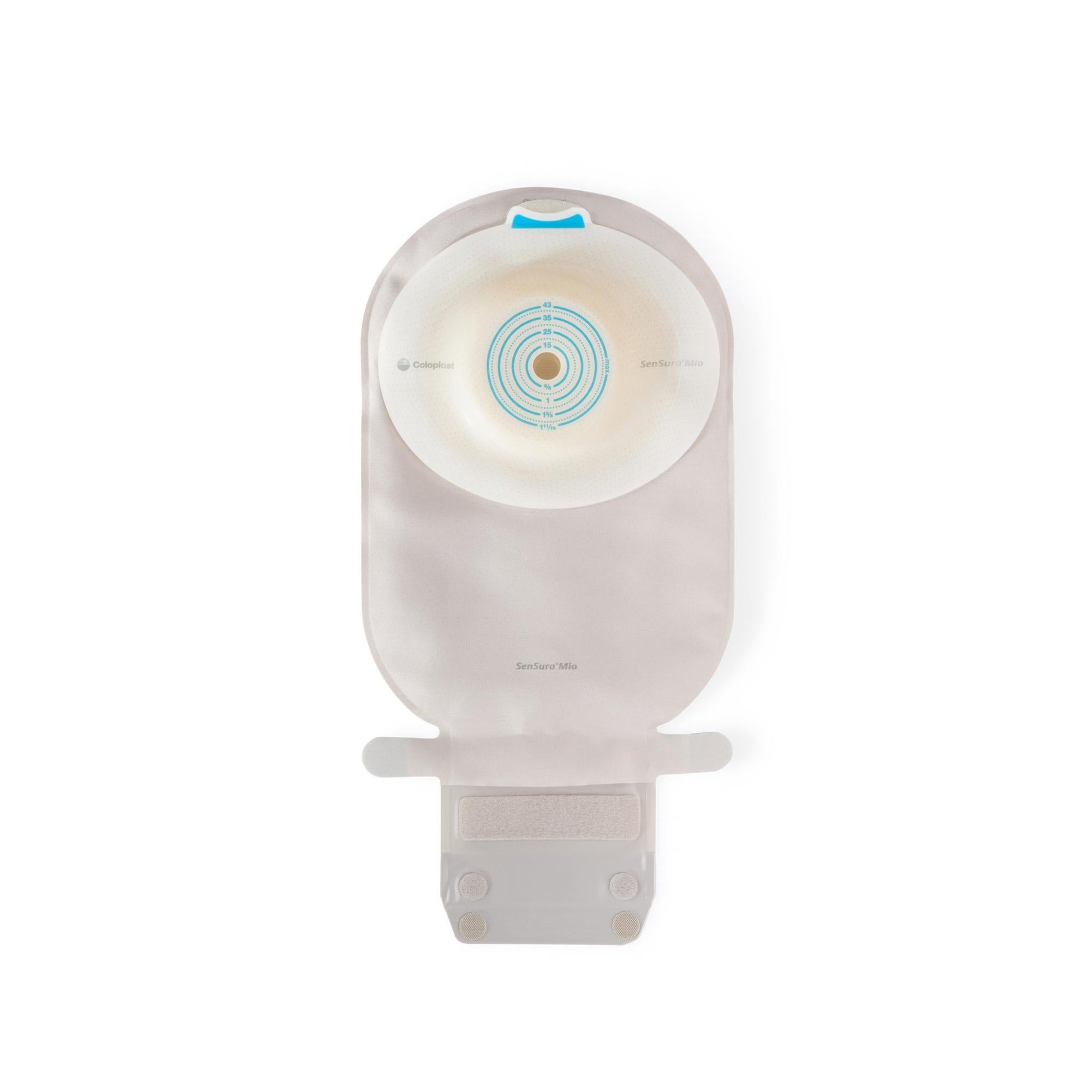 SenSura Mio Convex Ostomy Pouch One-Piece System Length, Maxi Deep Convex, Trim to Fit 3/8 t0 1-11/16 Inch Stoma Drainable