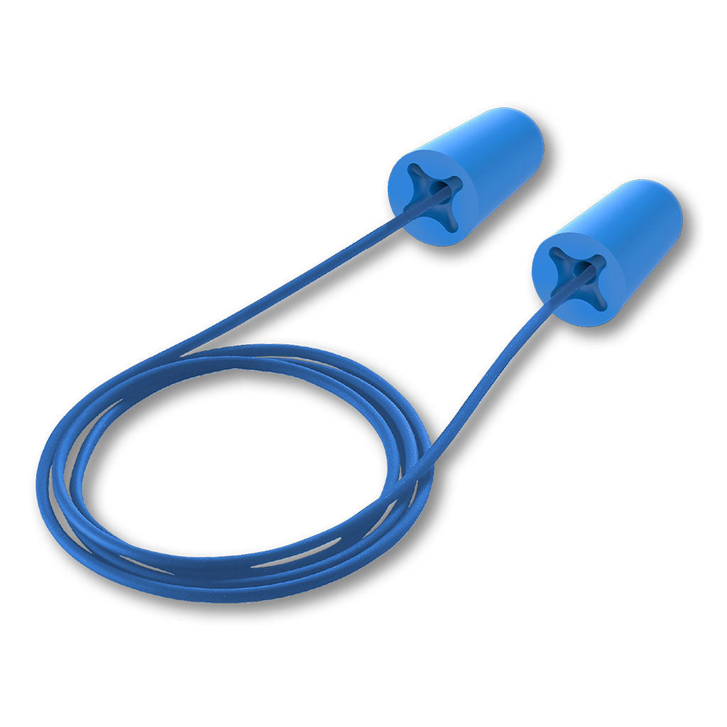 HexArmor accuFit detectable corded disposable earplugs