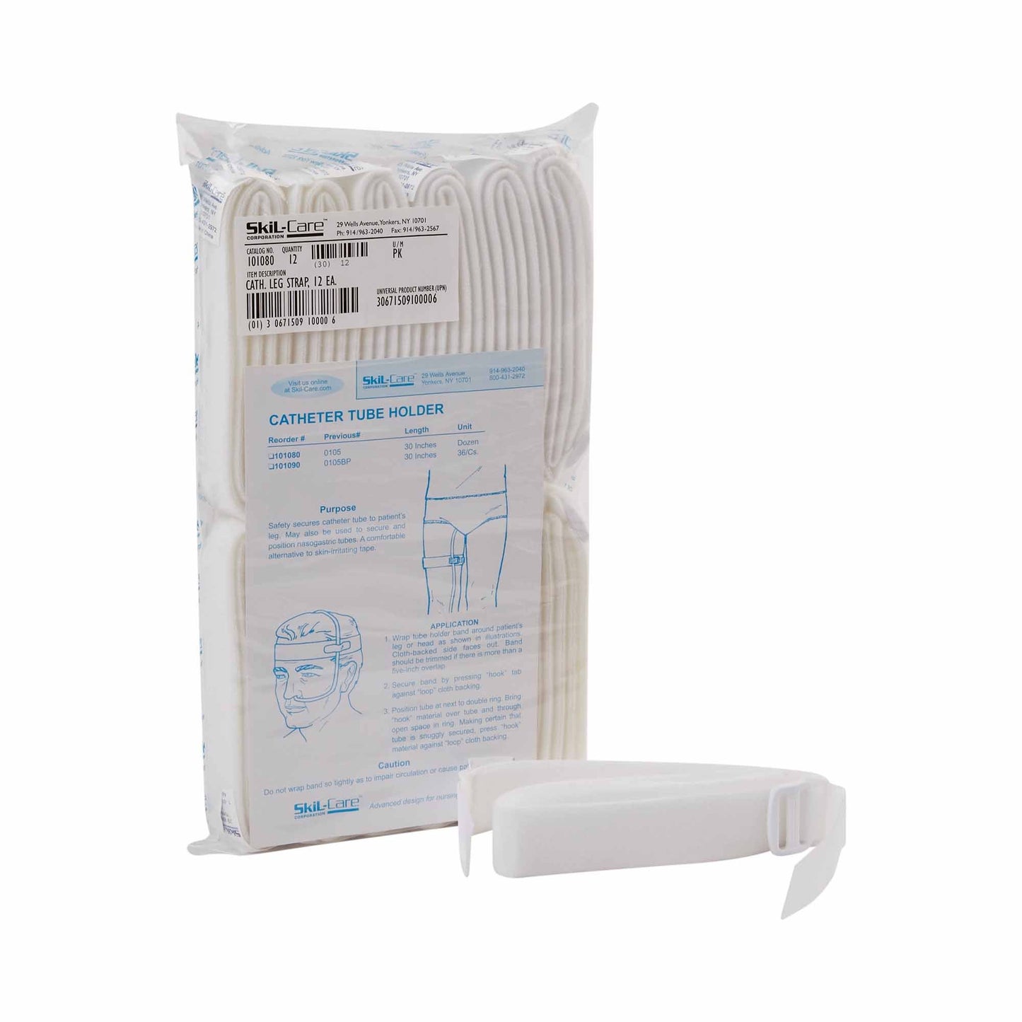 SkiL-Care Catheter Leg Straps, 30 Inch