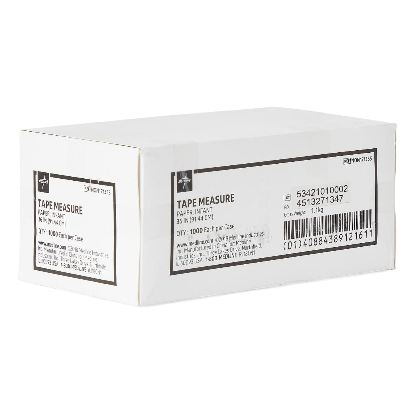 Measurement Tape 36 Inch Length Paper Disposable Inches / Centimeters