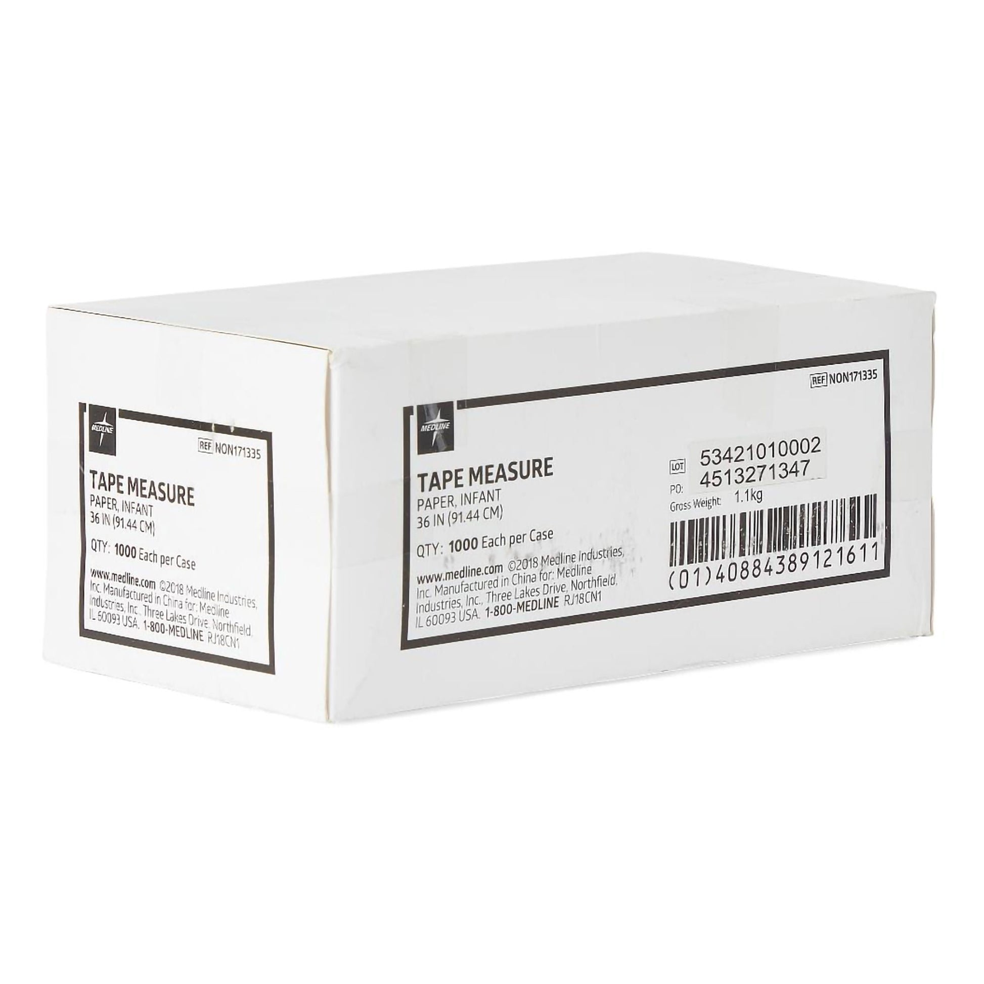 Measurement Tape 36 Inch Length Paper Disposable Inches / Centimeters