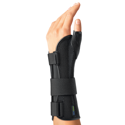 Actimove Manus Forte Plus Left Wrist Brace with Abducted Thumb, Small / Medium