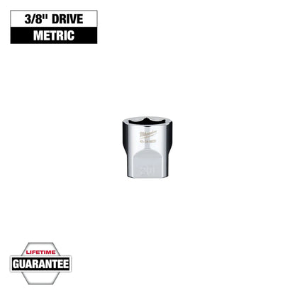 Milwaukee 3/8" Drive 20mm Socket 45-34-8020 | 3/8 in Drive, Chrome Vanadium Steel