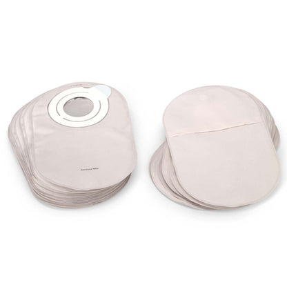 SenSura® Mio Flex 2-Piece Closed End Opaque Ostomy Pouch, Green Match