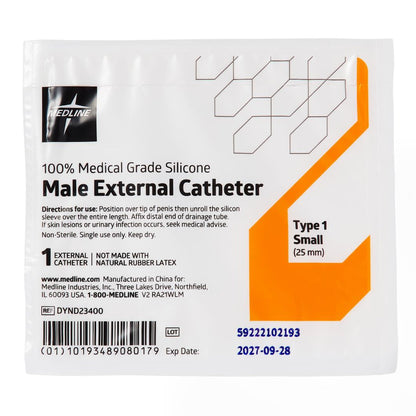 Exo-Cath External Male Catheter Self-Adhesive Silicone Small