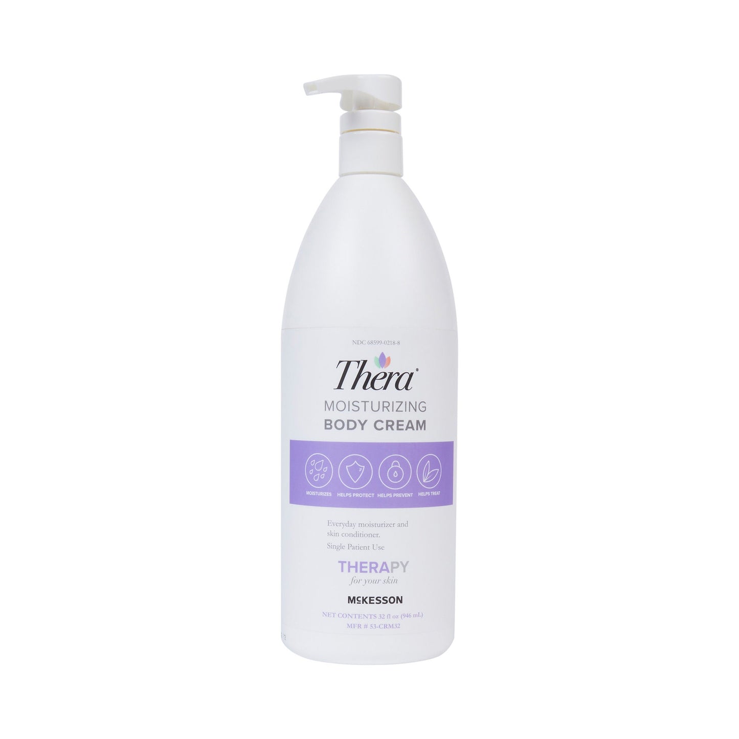 McKesson Thera® Moisturizing Cream Pump, Pump Bottle