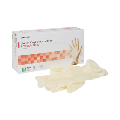 McKesson Stretch Vinyl Exam Gloves, Ivory - view 8
