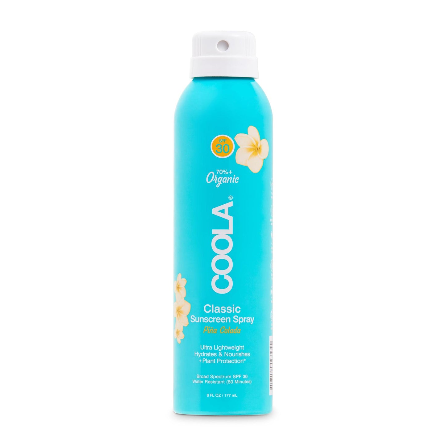 Coola® Classic Body Sunscreen Spray SPF 30 Pina Colada Scent, Aerosol Can