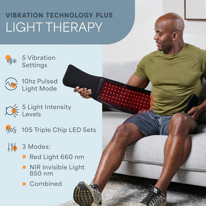 AllevaRed Pro Light Therapy Belt