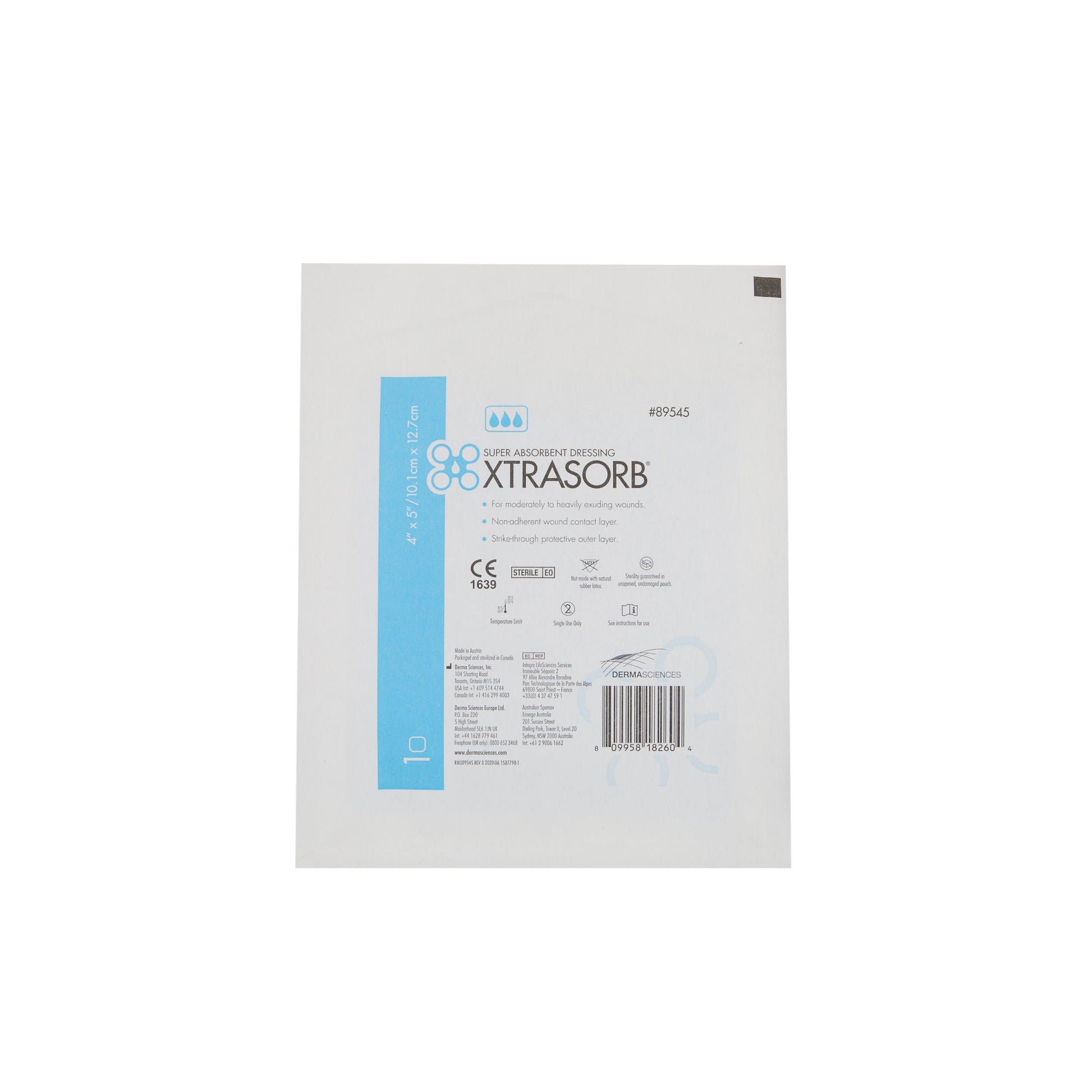 xtrasorb™ Classic Gelling Foam Dressing