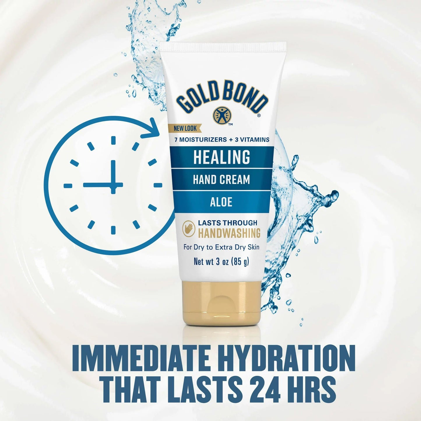 Gold Bond® Healing Hand Cream with Aloe for Dry to Extra Dry Skin, Tube