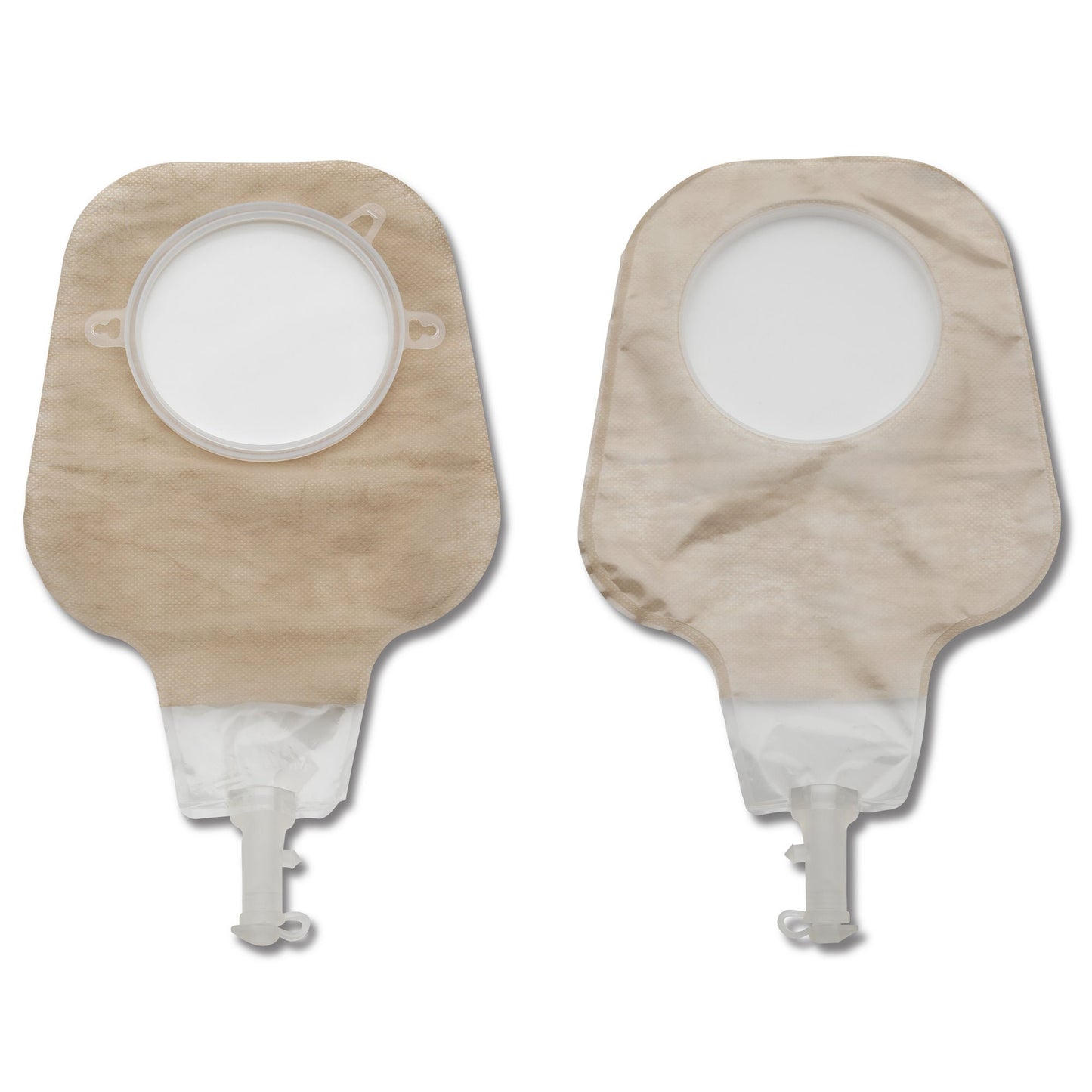 New Image™ 2-Piece Ultra-Clear Ostomy Pouch, Pre-cut to Fit Stoma, Yellow