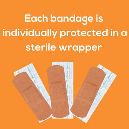 Tru-Colour Skin Tone Shade Fabric Bandage Adhesive Strips – Olive