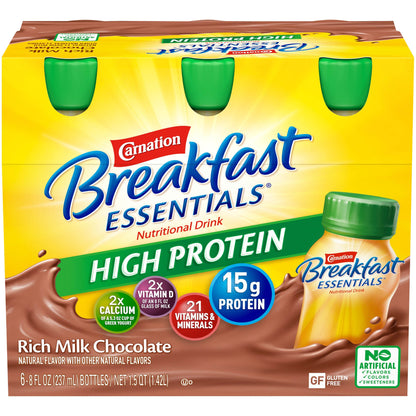 Carnation Breakfast Essentials® High Protein Chocolate Nutritional Drink