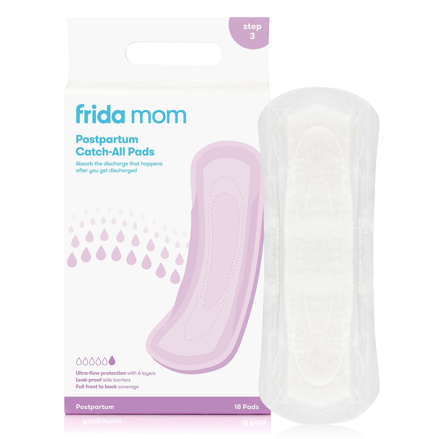 frida mom Feminine Pad Postpartum Heavy Absorbency