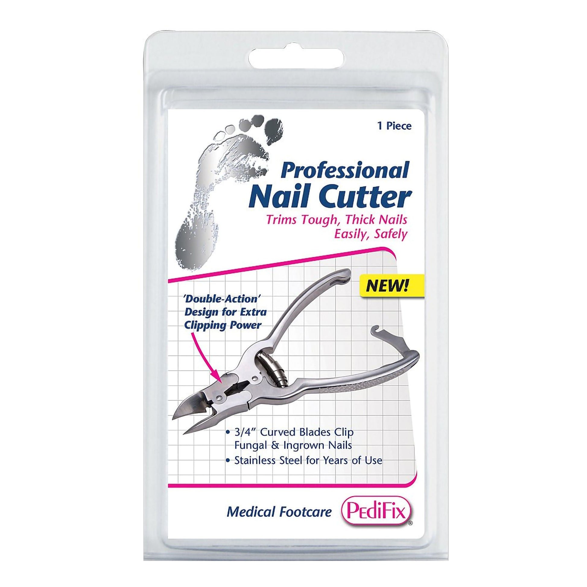 Nail Cutter Concave Jaw Stainless Steel