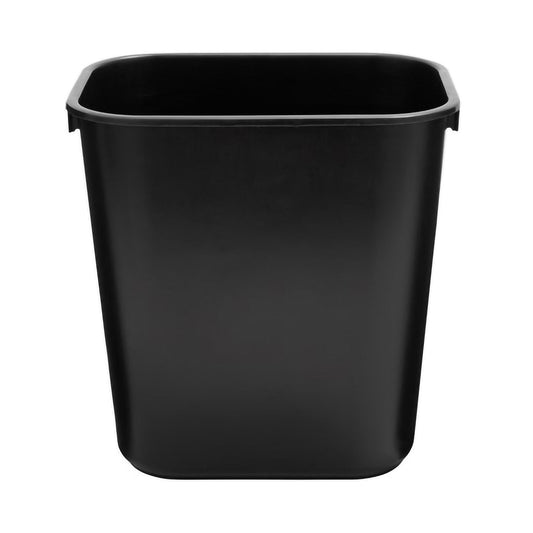 Deskside Wastepaper Basket, Black