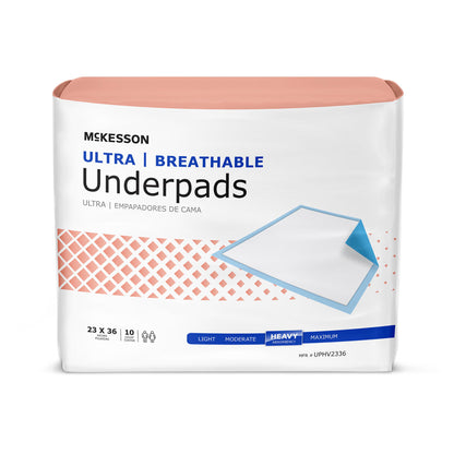 McKesson Ultra Breathable Heavy Absorbency Low Air Loss Underpad