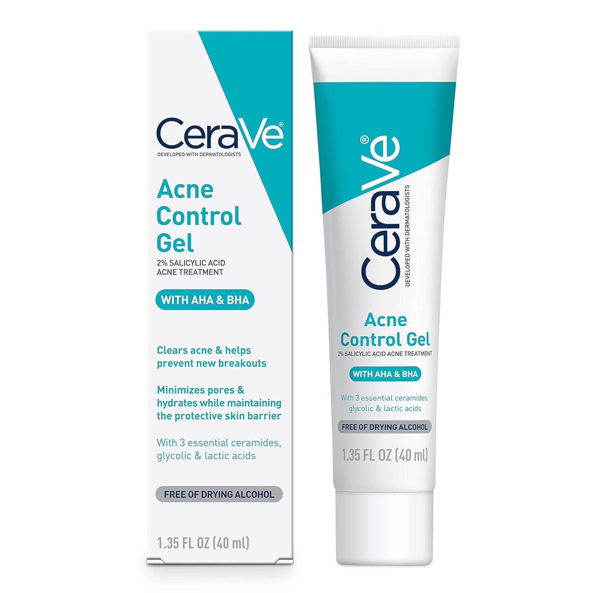 CeraVe® 2% Salicylic Acid Acne Control Gel, Tube