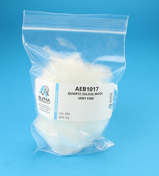 Alpha Resources Silica Wool, Fine – Analyzer Packing – AEB1017
