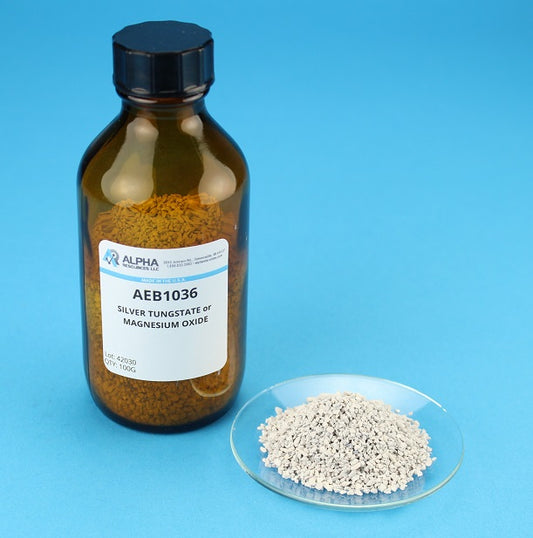 Alpha Resources Silver Tungstate on Magnesium Oxide Granular AEB1036