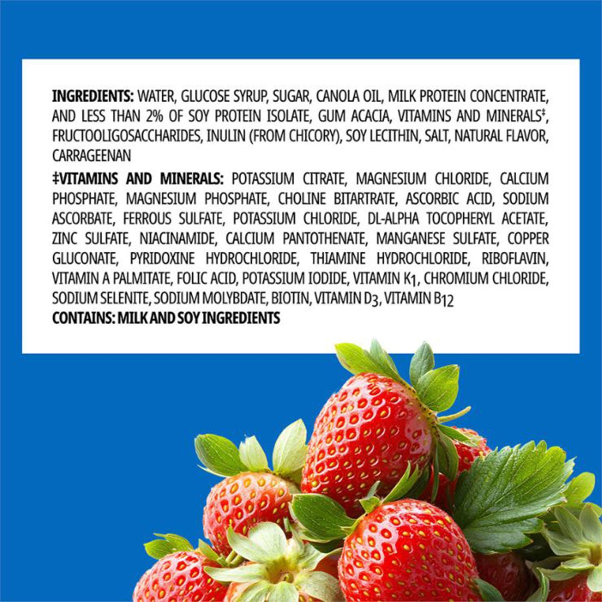 Boost® Plus Strawberry Balanced Nutritional Drink, bottle