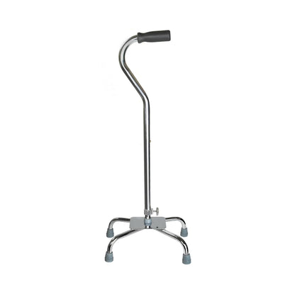 McKesson Steel Chrome Offset Quad Cane, 29 – 37.5 Inch