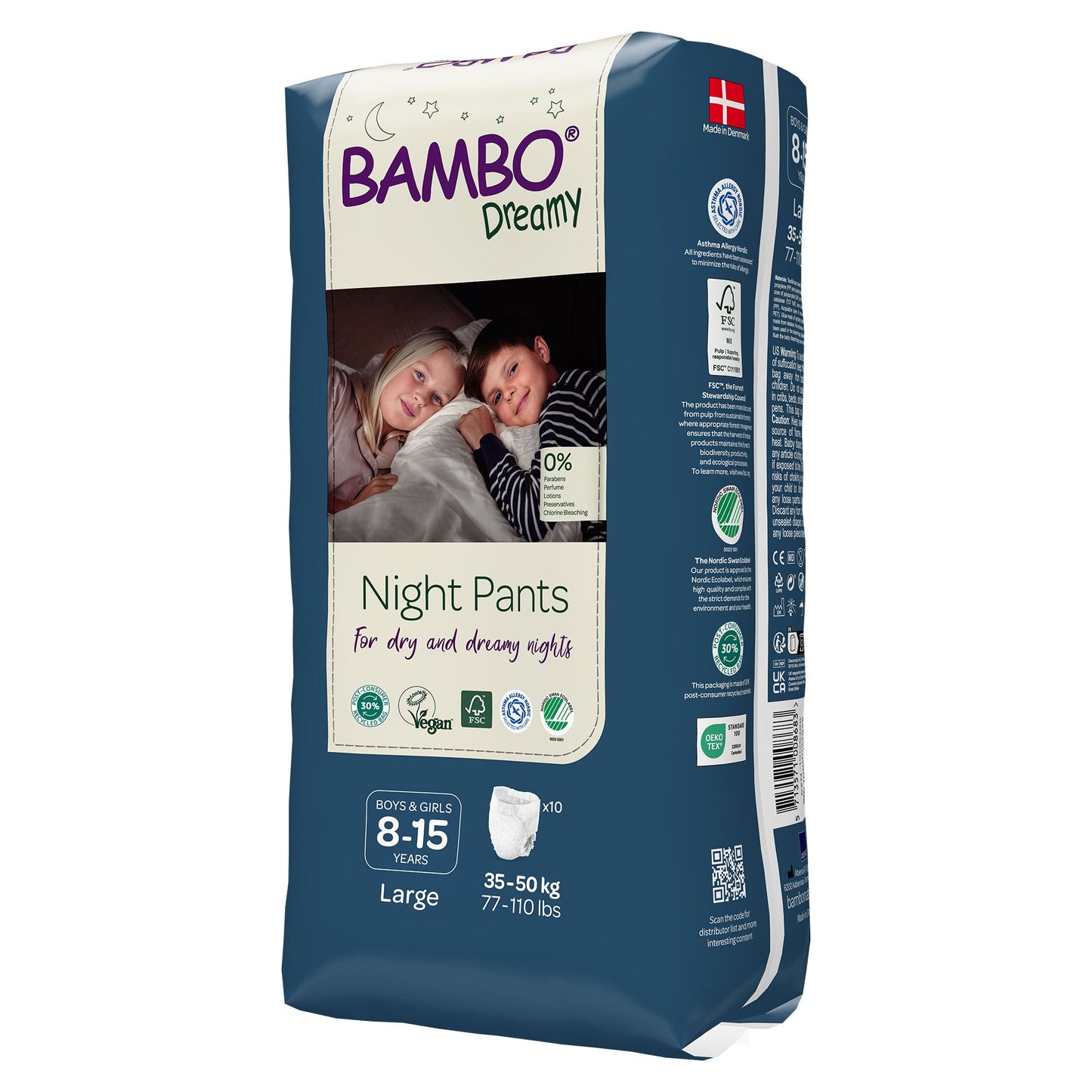 Bambo Nature Dreamy Night Pants, Large