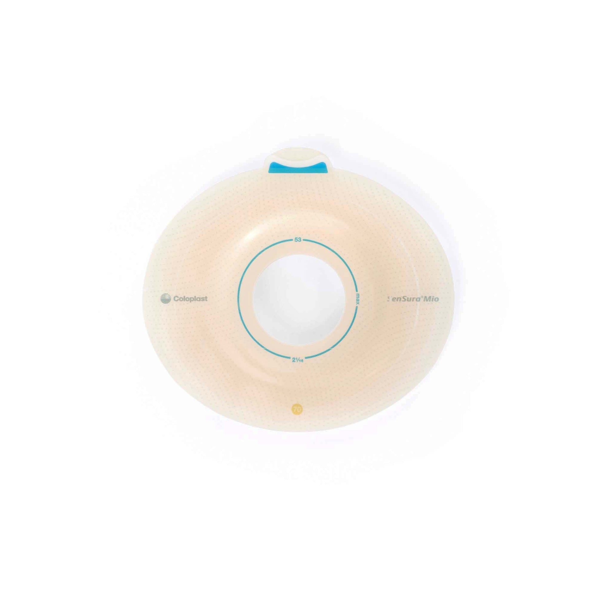 SenSura® Mio Click Convex Light Ostomy Barrier, Stoma Opening, Yellow