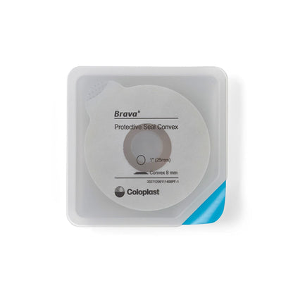 Brava Ostomy Seal Convex, Starter Hole (25mm) For Use with Ostomy Pouch
