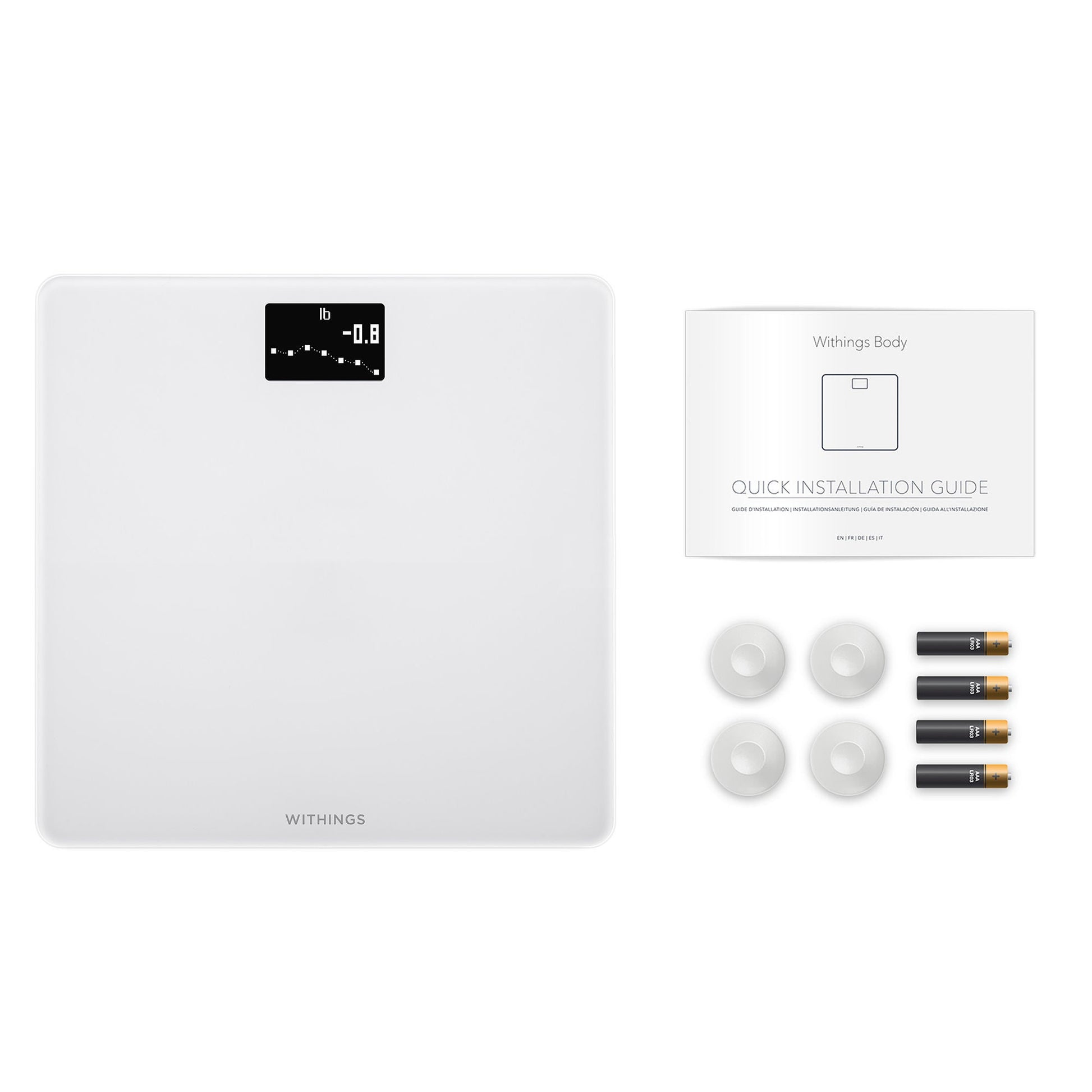 Withings Body Wifi Smart Scale, White