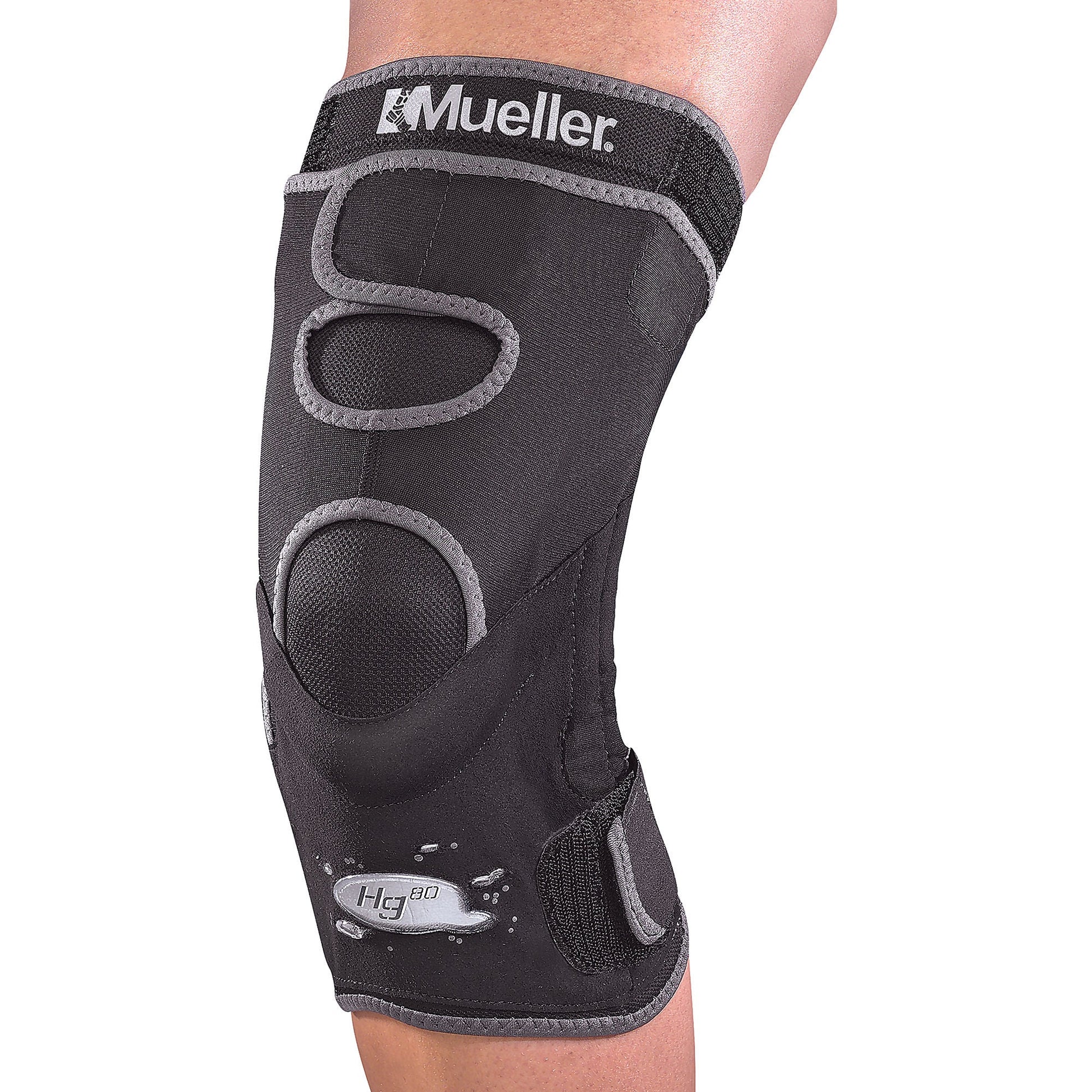 Hg80 Knee Brace Pull-On / Hook and Loop Strap 14 to 16 Inch Knee Circumference Left or Right Knee