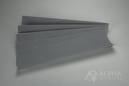 Alpha Resources SIC WP PSA Strips 400 Grit, 3in x 11in (AMR0234)
