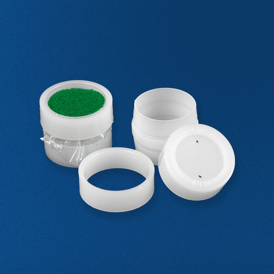 Alpha Resources 32mm Thermo hand held XRF Sample Cups, Double Open Ended Cup/Ring/Cap (ARX1000)